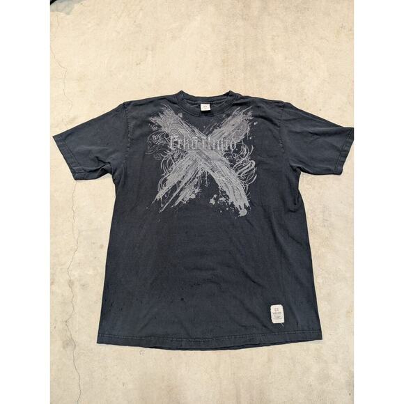 VTG Y2K Ecko Unltd Shirt Mens 2XL Black Flaws Hiphop Grunge Short Sleeve - Picture 1 of 12